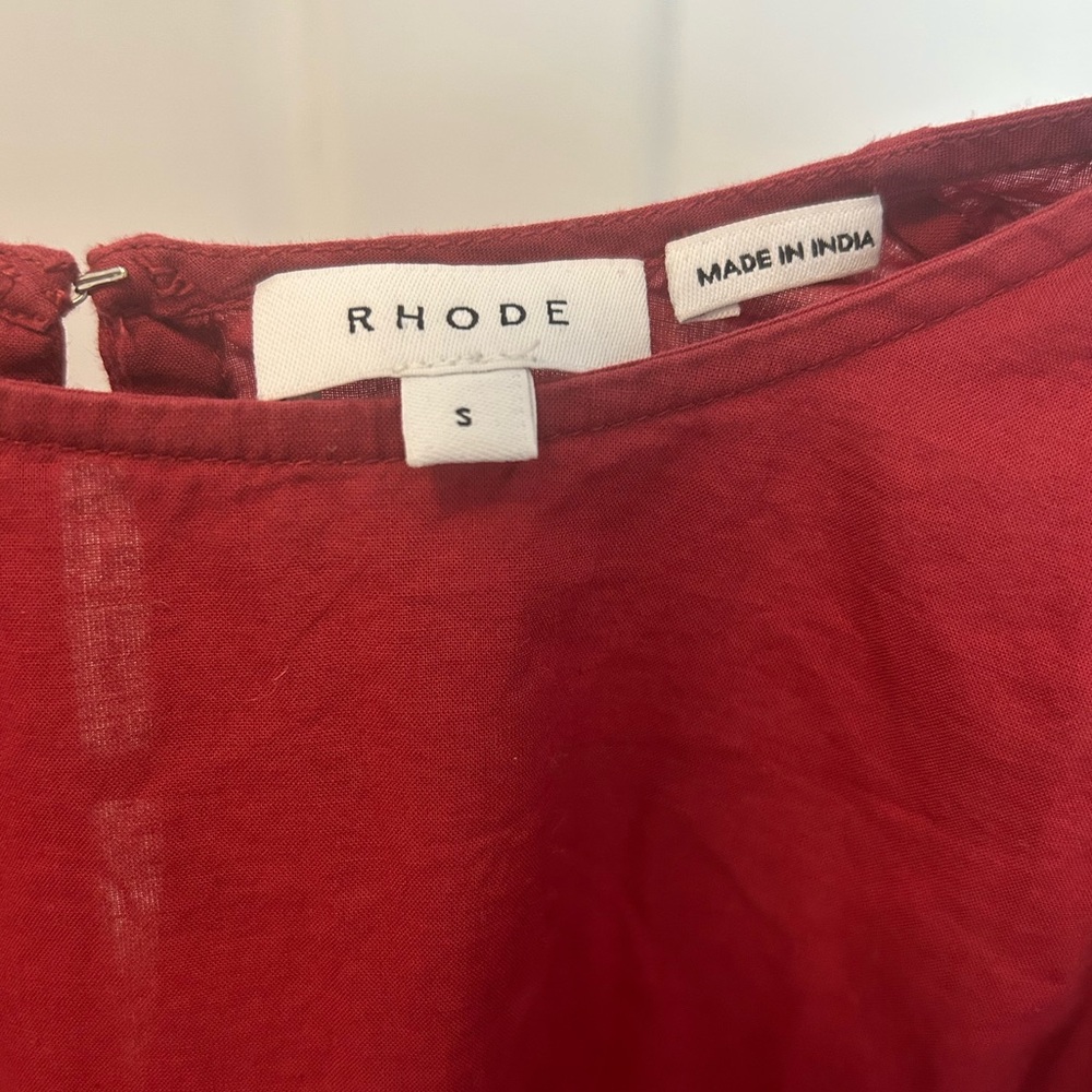 Rhode Ella Raspberry Mini Dress (Size Small) - Picture 6 of 6